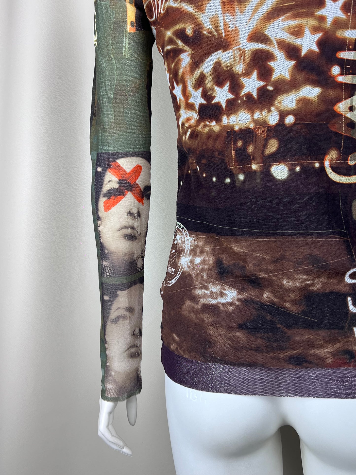 Jean Paul Gaultier 1990’s “ The End “ Mesh Top (L)