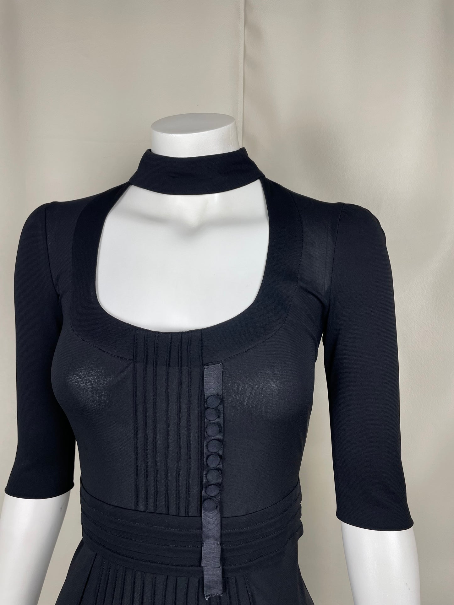 Prada S/S 2008 Collar Midi Dress (XS-S)