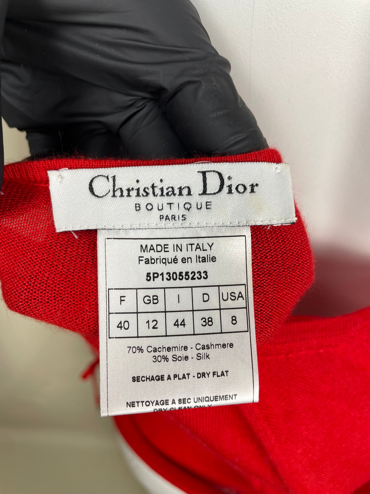 Christian Dior S/S 2005 Cashmere Top (M)