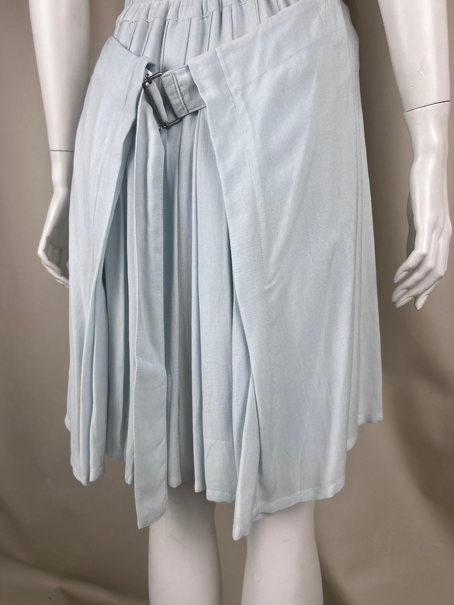 Ann Demeulemeester pleated belt skirt (S)