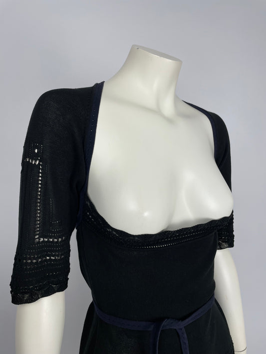 Dior by John Galliano S/S 2000 bondage knit top.