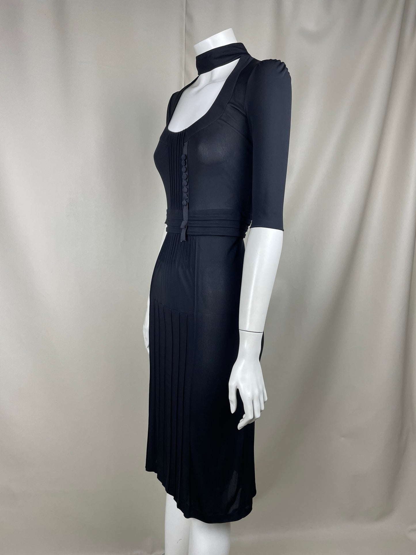 Prada S/S 2008 Collar Midi Dress (XS-S)