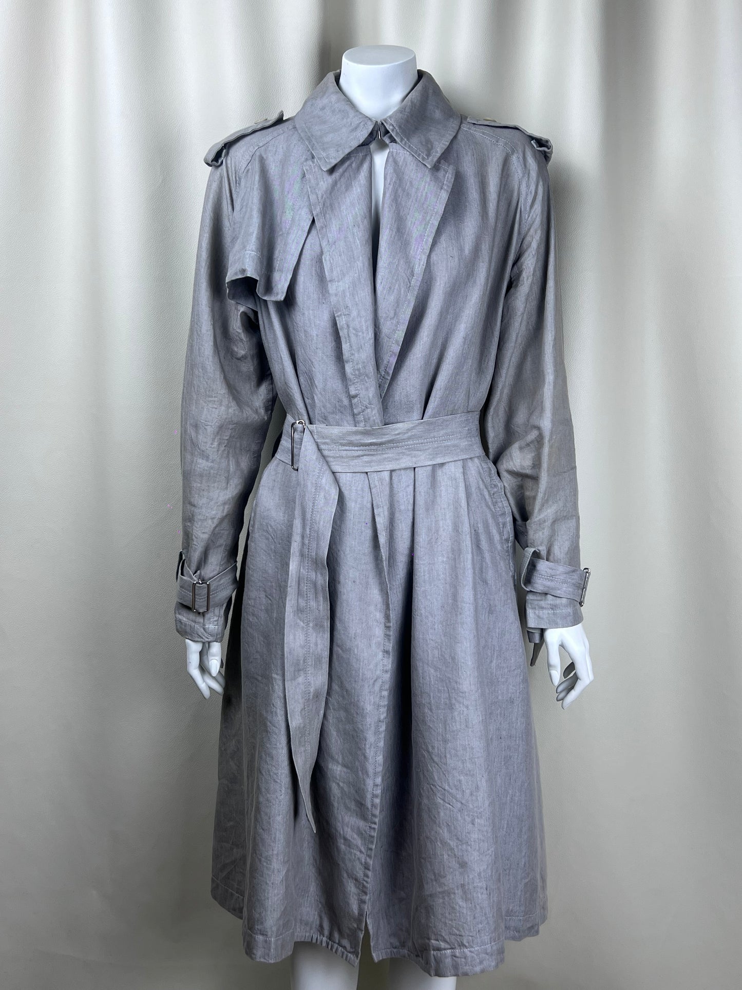 Yohji Yamamoto Y’s A/W 2013 linen trench coat (L)