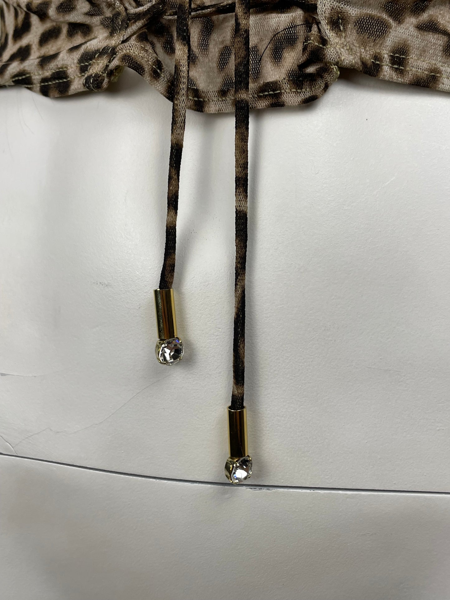 Roberto Cavalli Mesh Leopard Top (S)