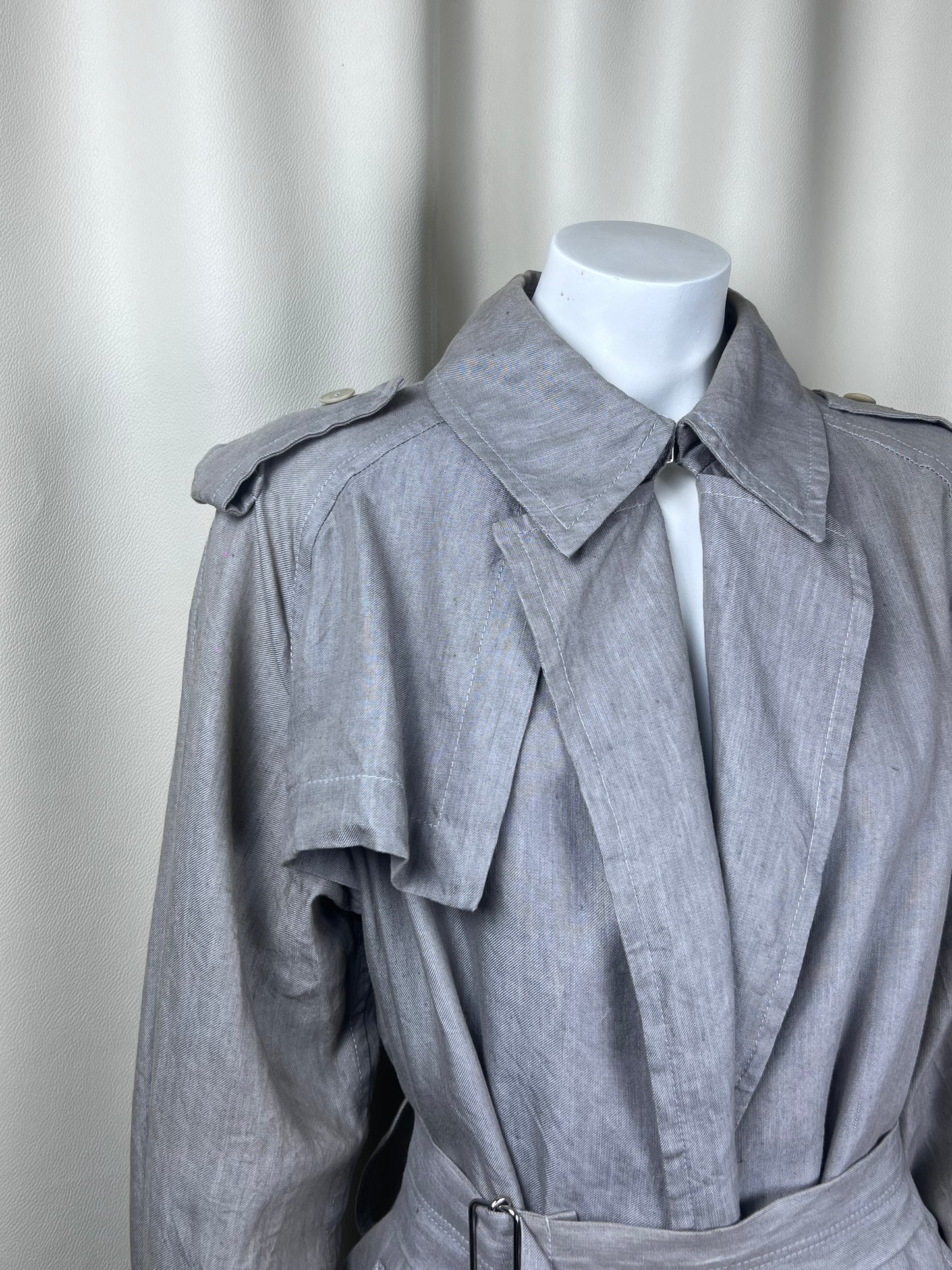 Yohji Yamamoto Y’s A/W 2013 linen trench coat (L)