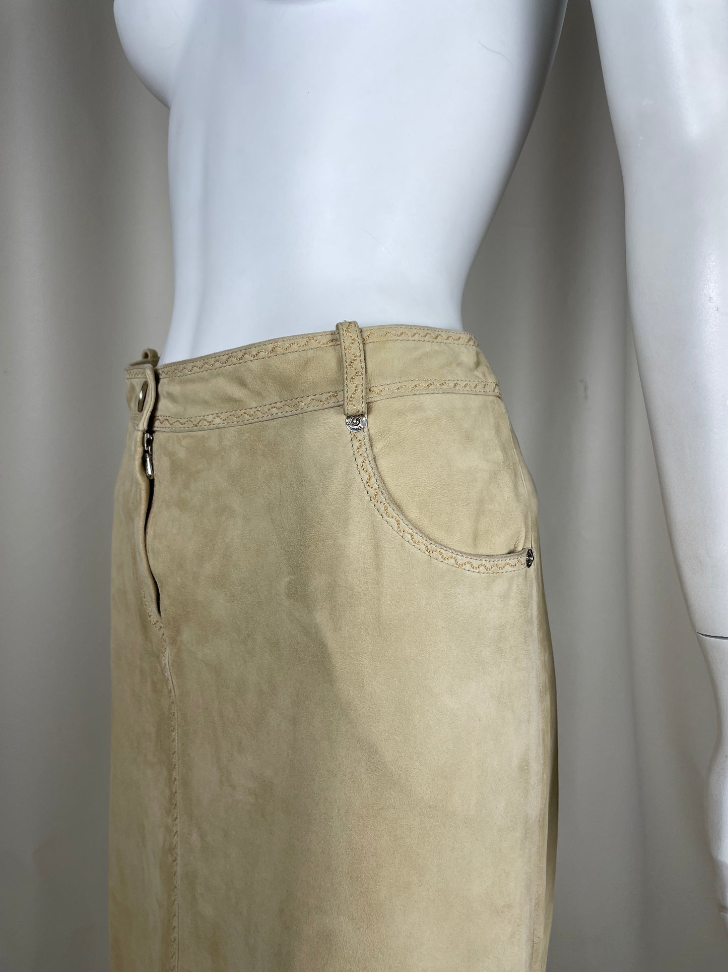 Dior by Galliano S/S 2005 Swede Skirt (L)
