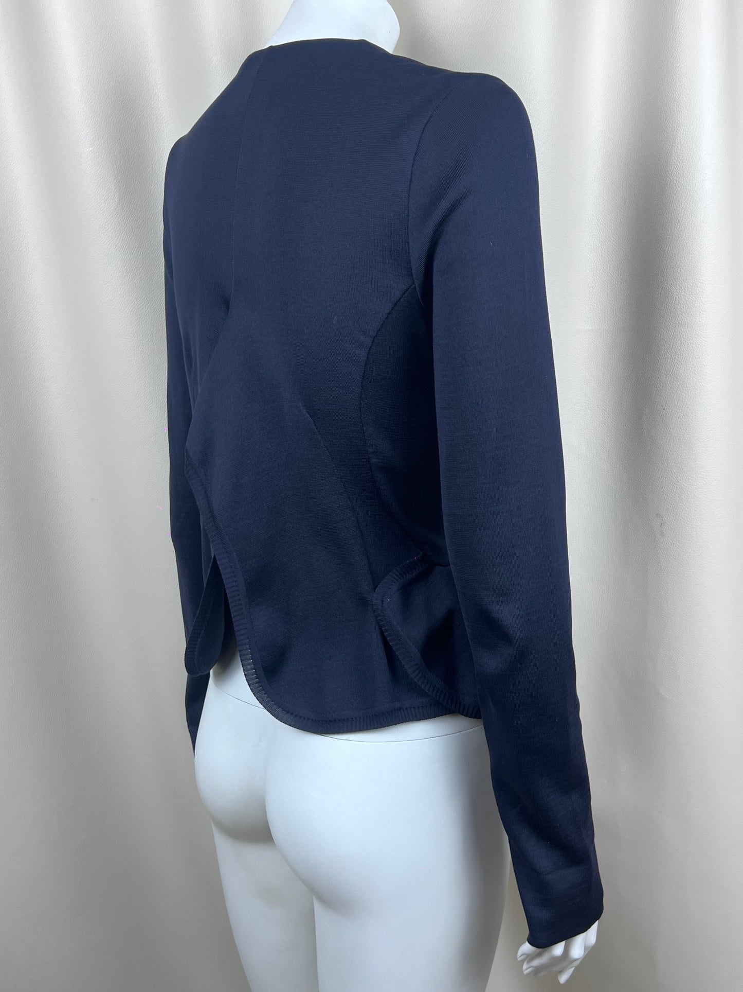 Givenchy S/S 2008 ruffled bottom silk blazer (S)