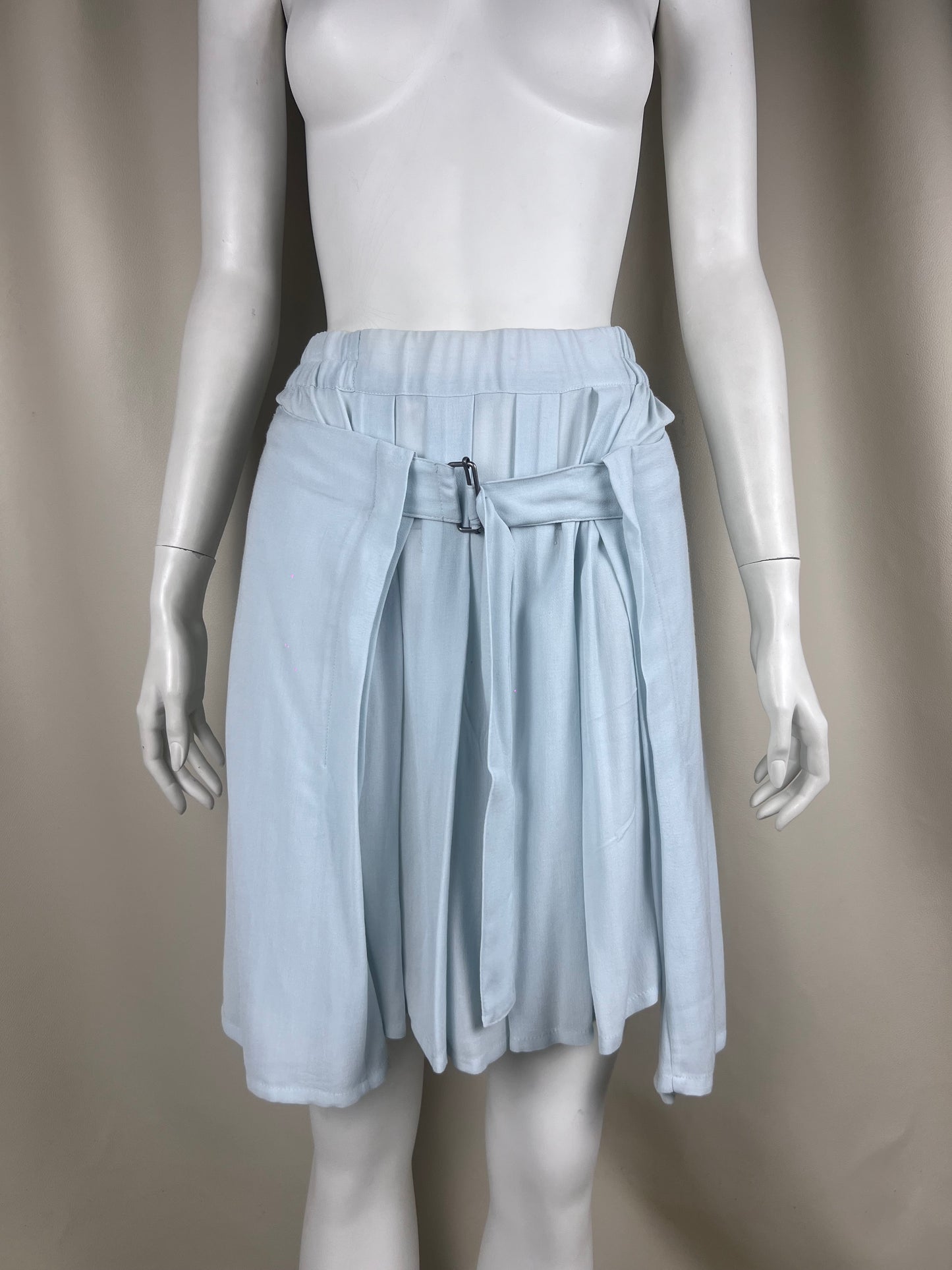 Ann Demeulemeester pleated belt skirt (S)