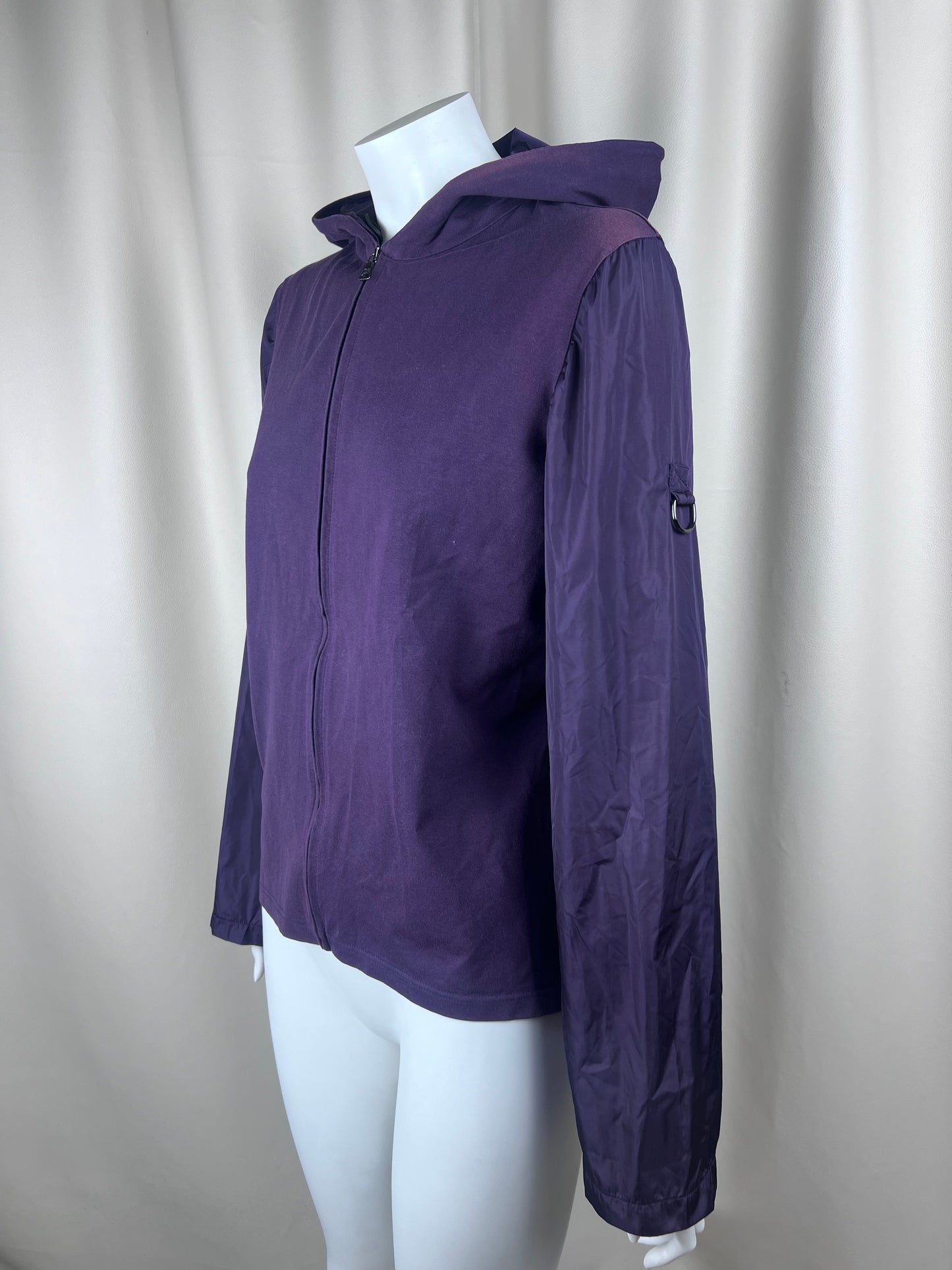 Prada 1990’s purple zip up jacket (M)