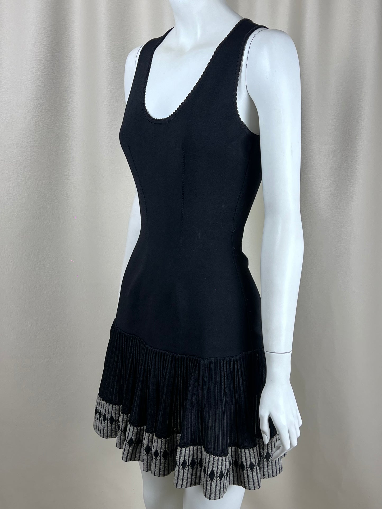 Alaïa S/S 1992 heavy sleevless body dress (S)