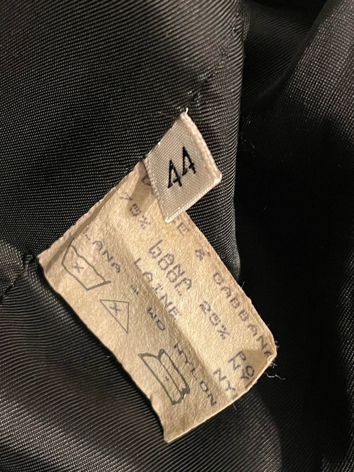 Dolce & Gabbana early 1990's double breasted coat