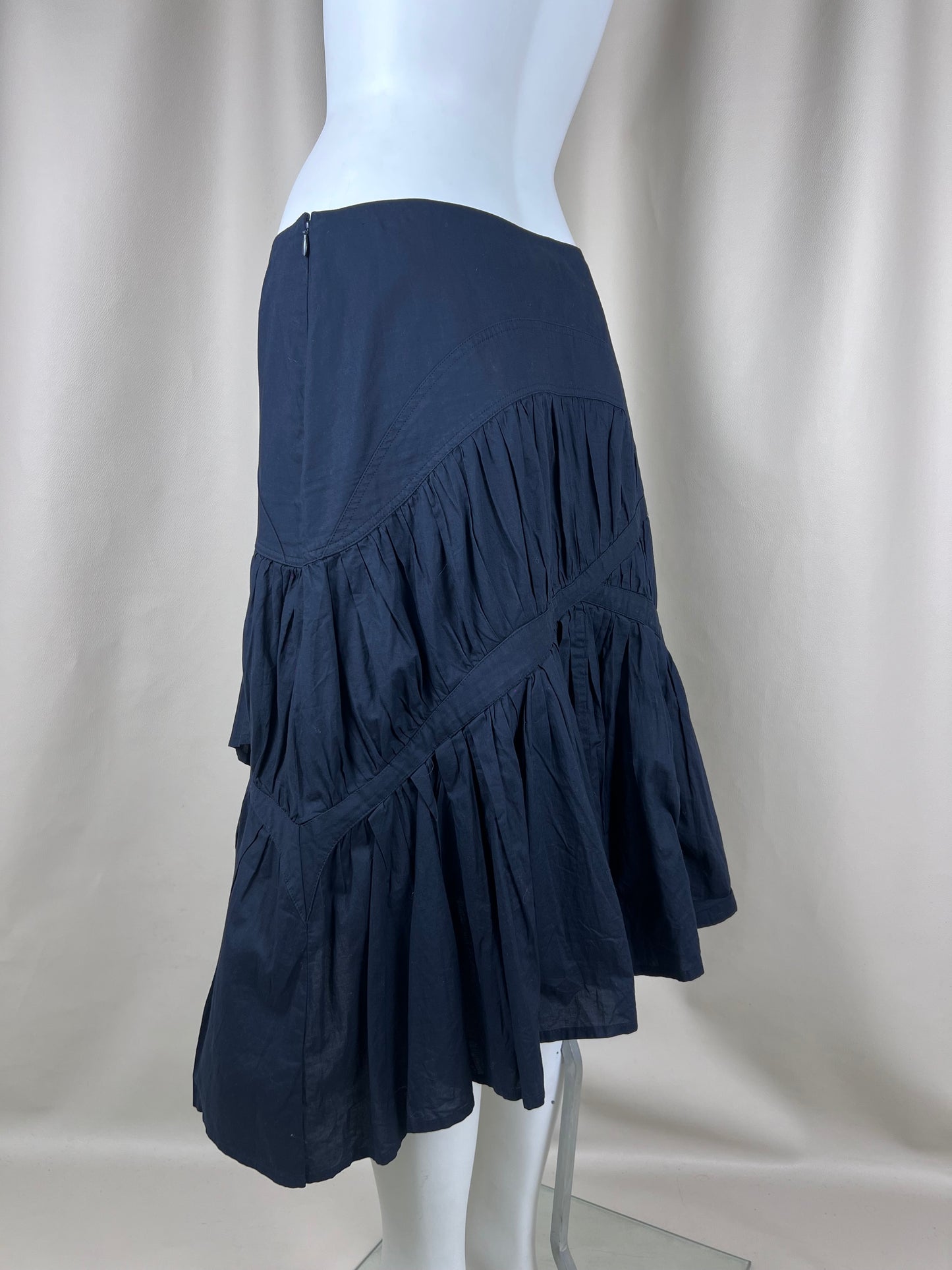 Issey Miyake mid 2000’s flared midi skirt (M)