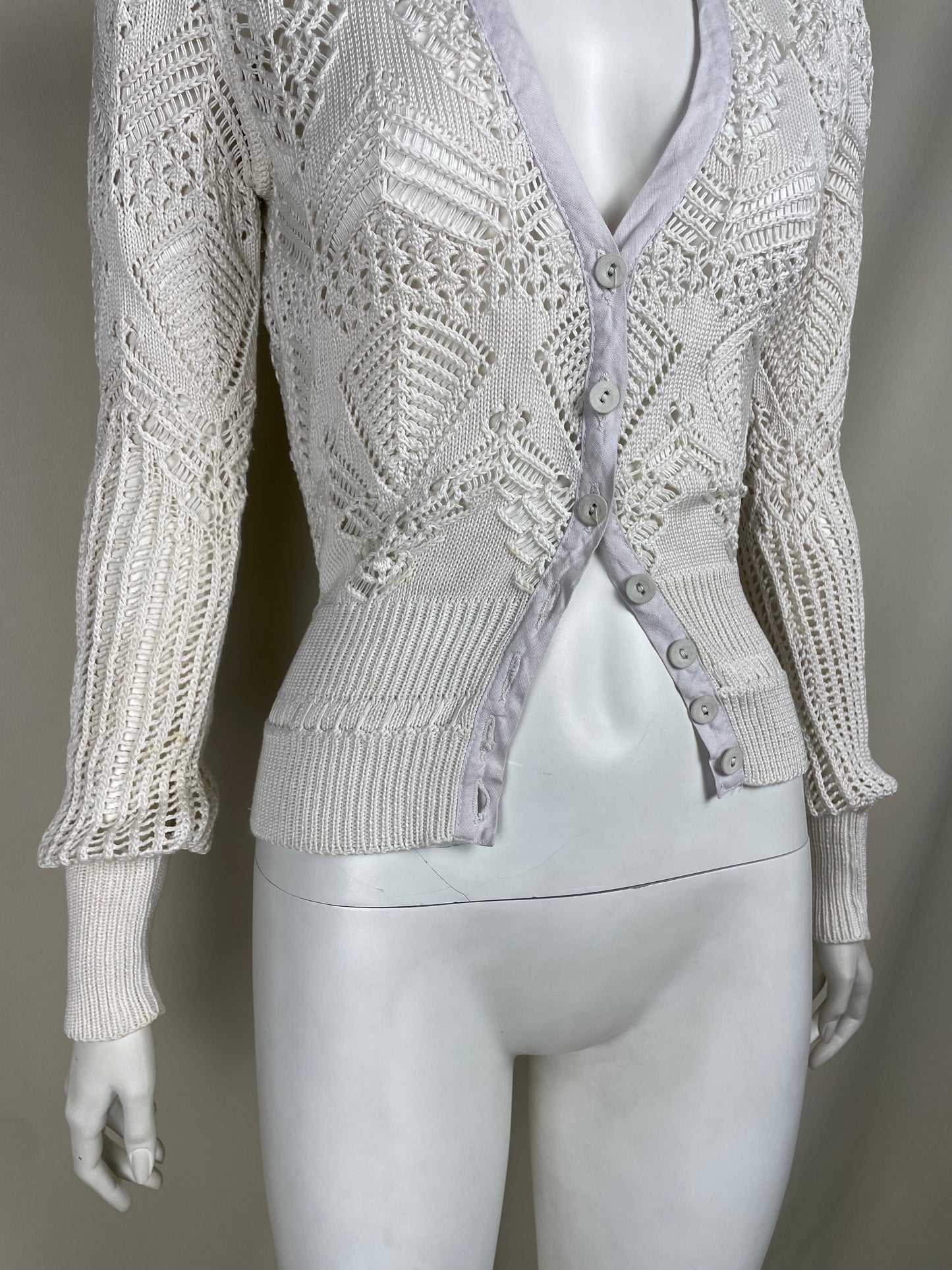 Jean Paul Gaultier Lace Cardigan (S)