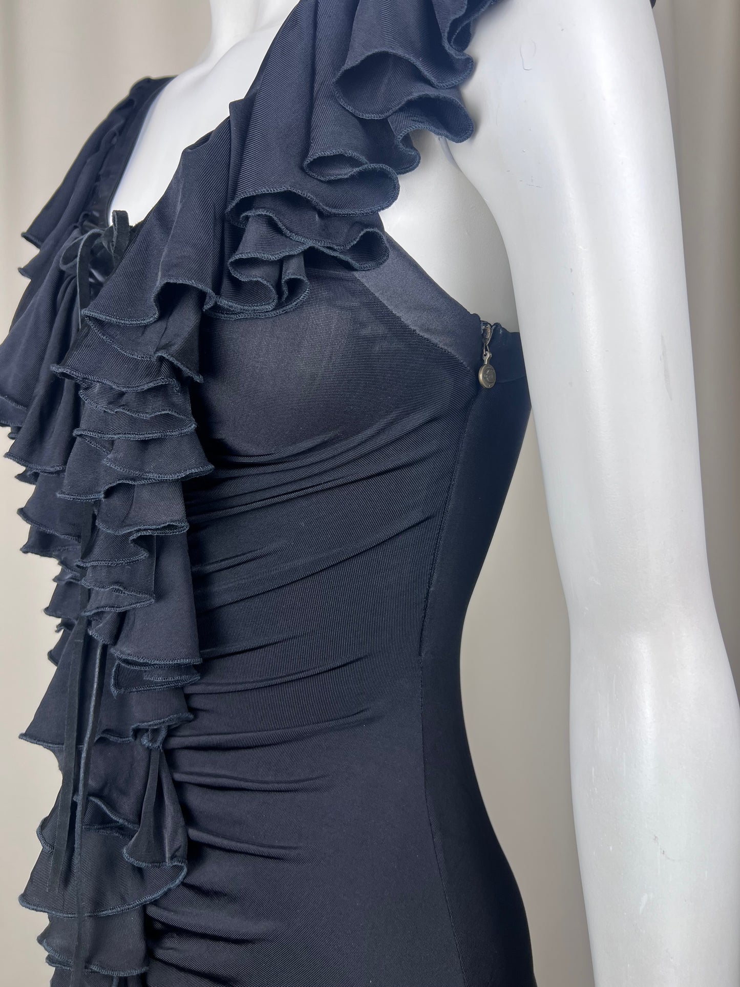 Roberto Cavalli Ruffled Dress (S)