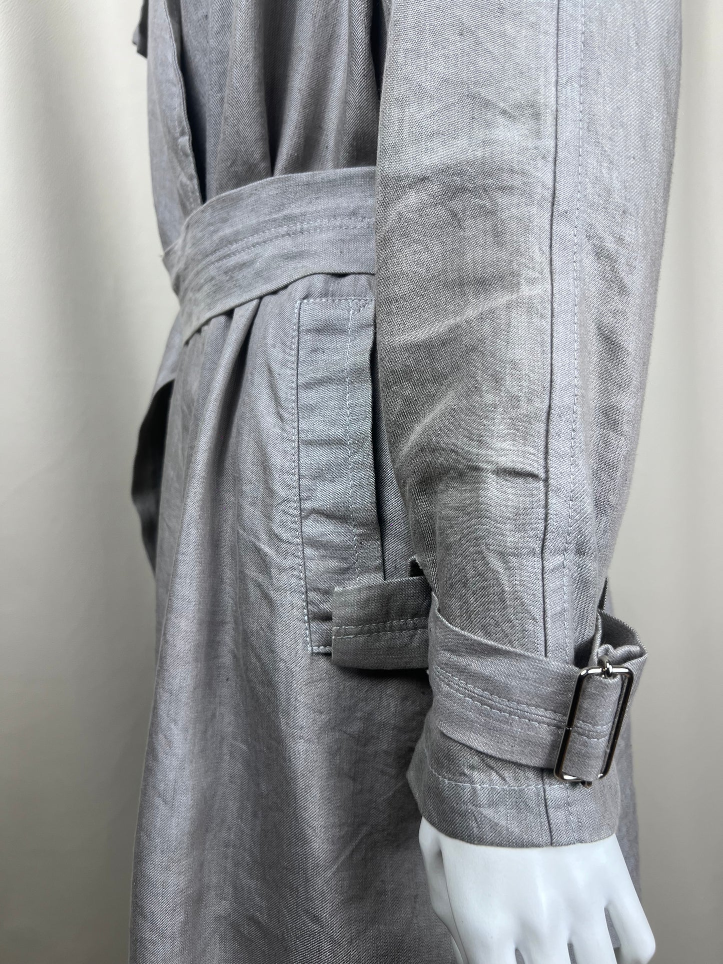 Yohji Yamamoto Y’s A/W 2013 linen trench coat (L)