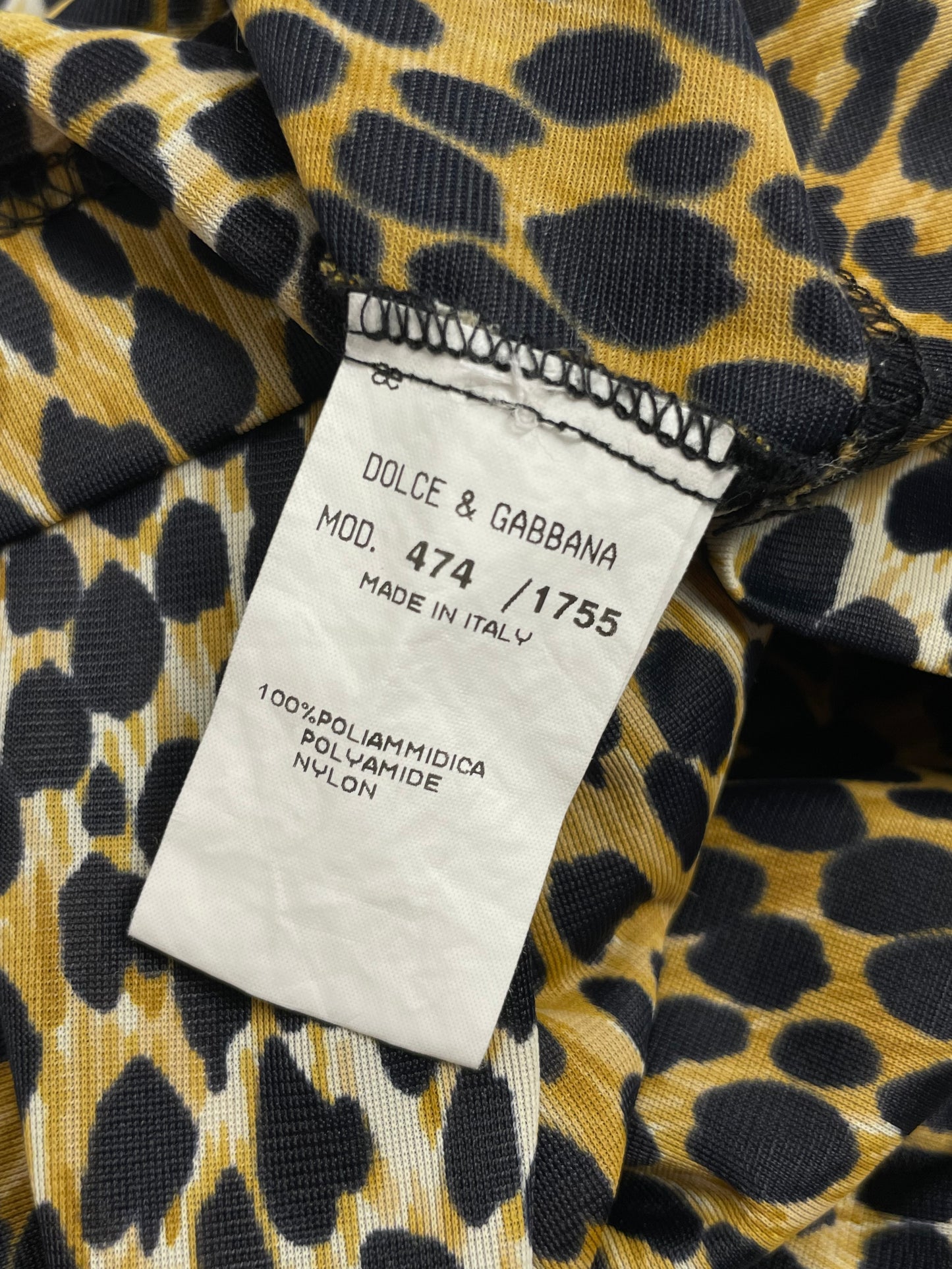 Dolce & Gabbana S/S 1996 Cheetah Top