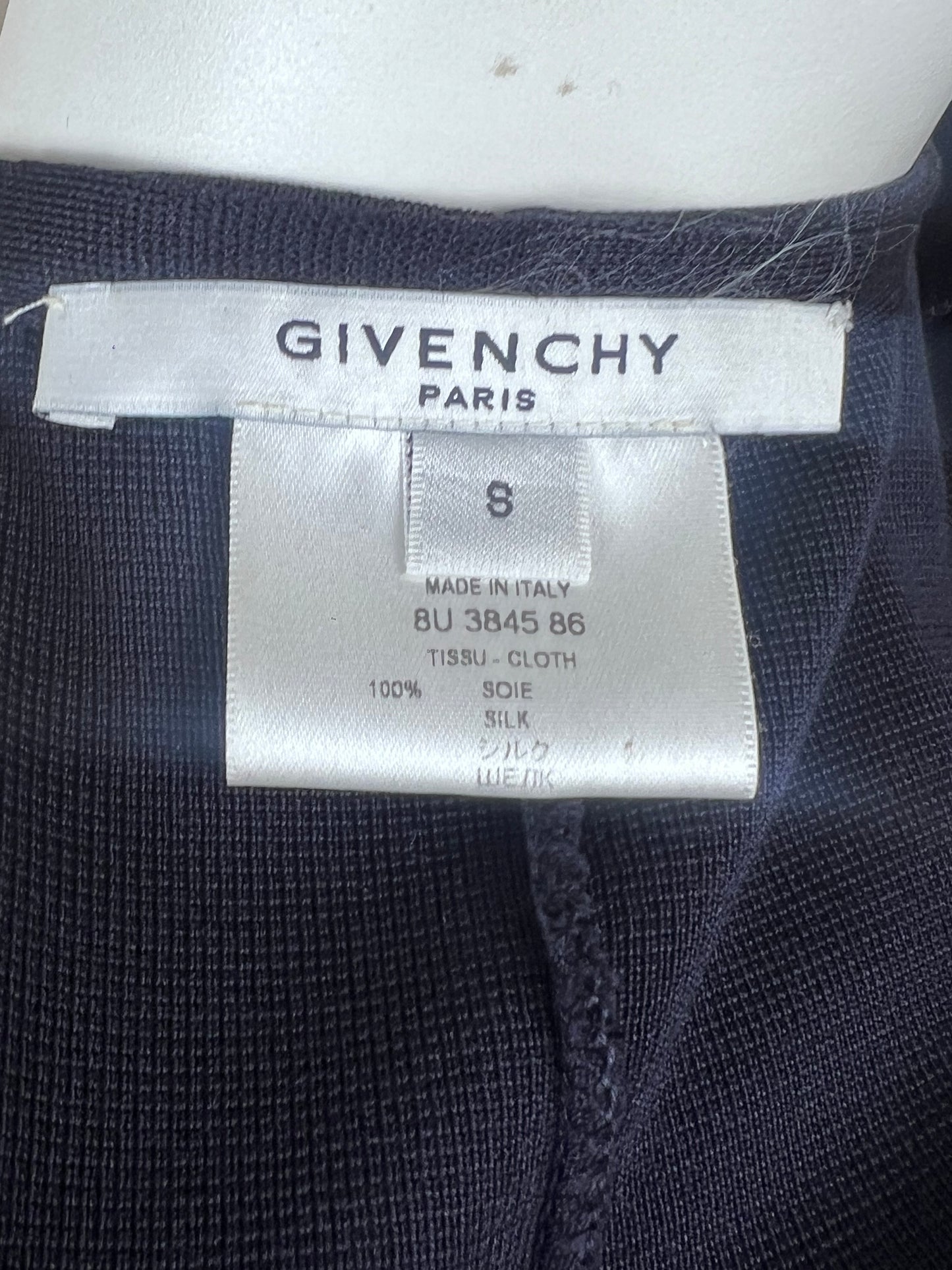 Givenchy S/S 2008 ruffled bottom silk blazer (S)