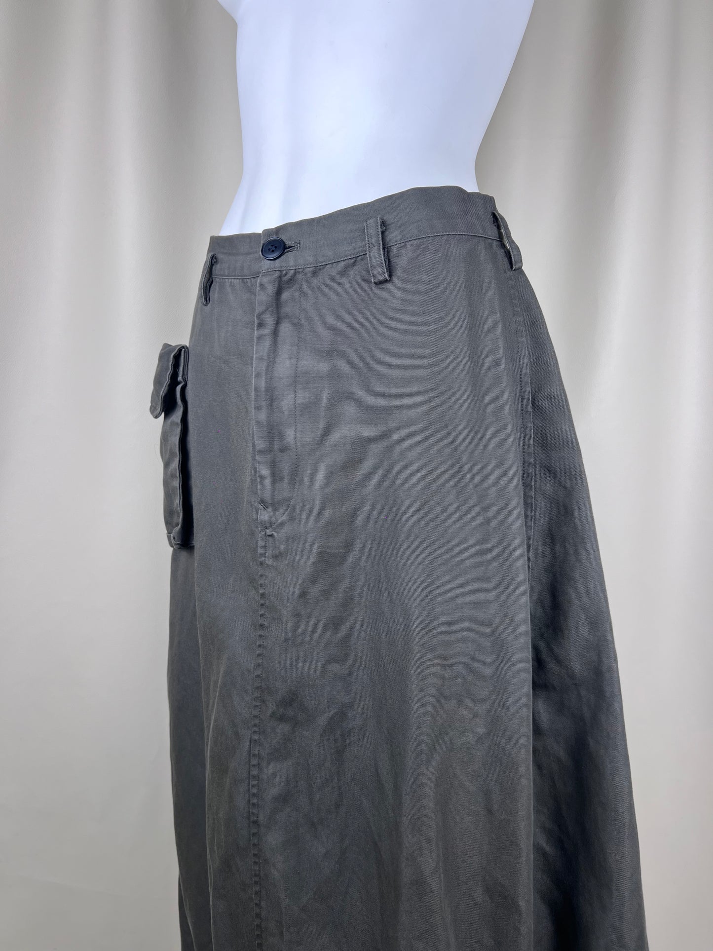 Yohji Yamamoto S/S 2019 cargo skirt