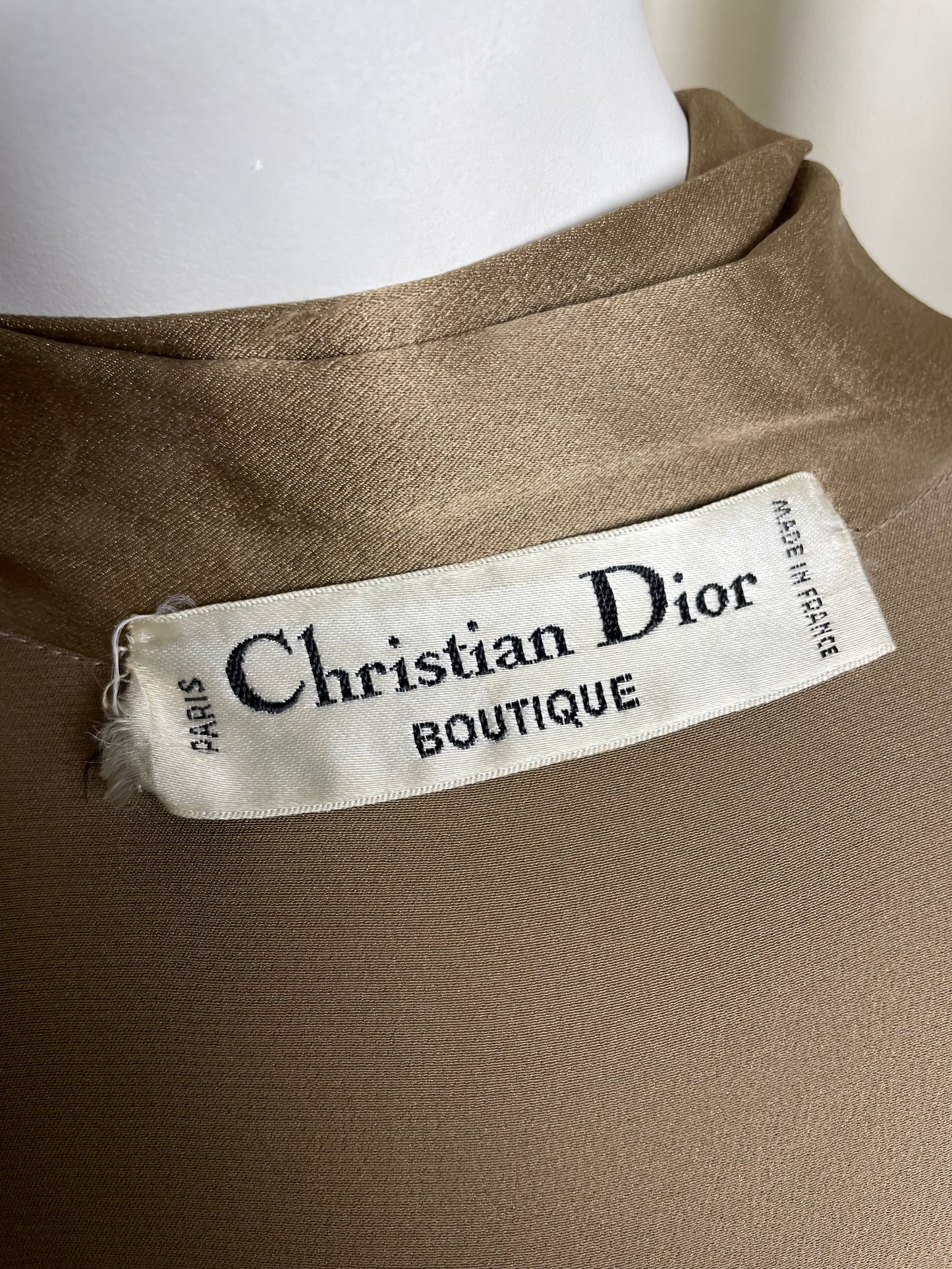 Christian Dior by Gianfranco Ferré Gold Dress (M)