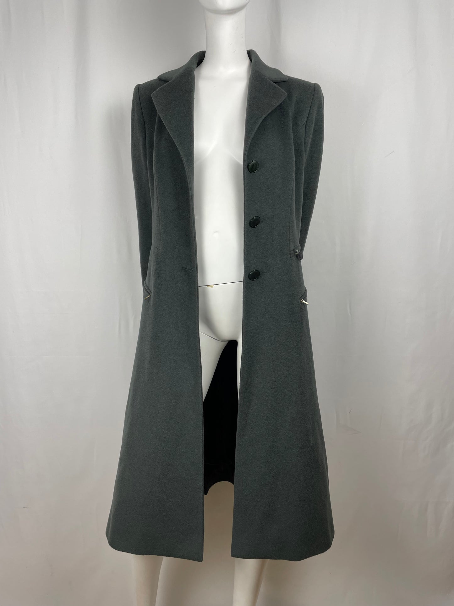 Hermès 1990’s Cashmere & Wool Coat (36FR)