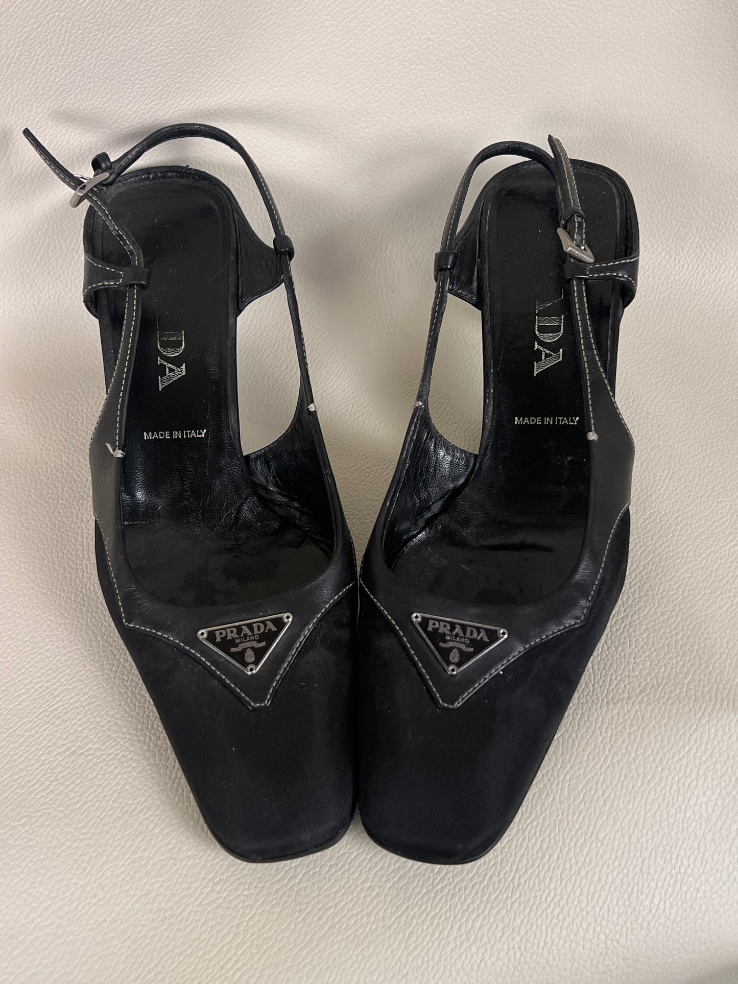Prada Nylon kitten heels (38)