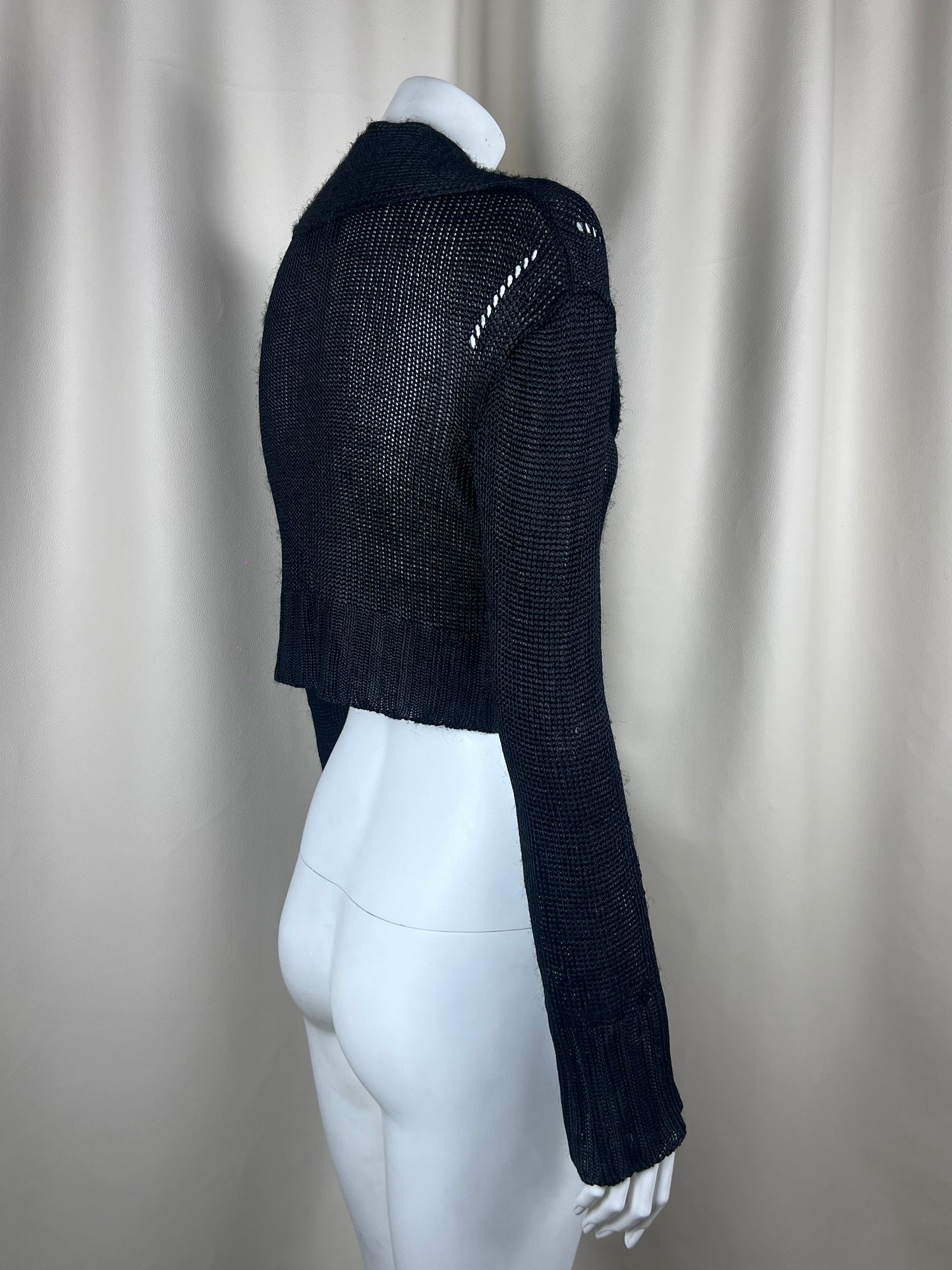 Ann Demeulemeester synthetic knit jumper (M)