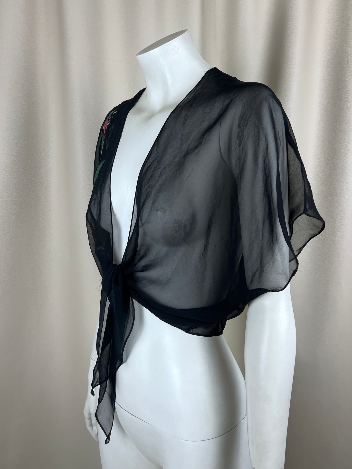 Dior 1970’s miss dior flower blouse (M)
