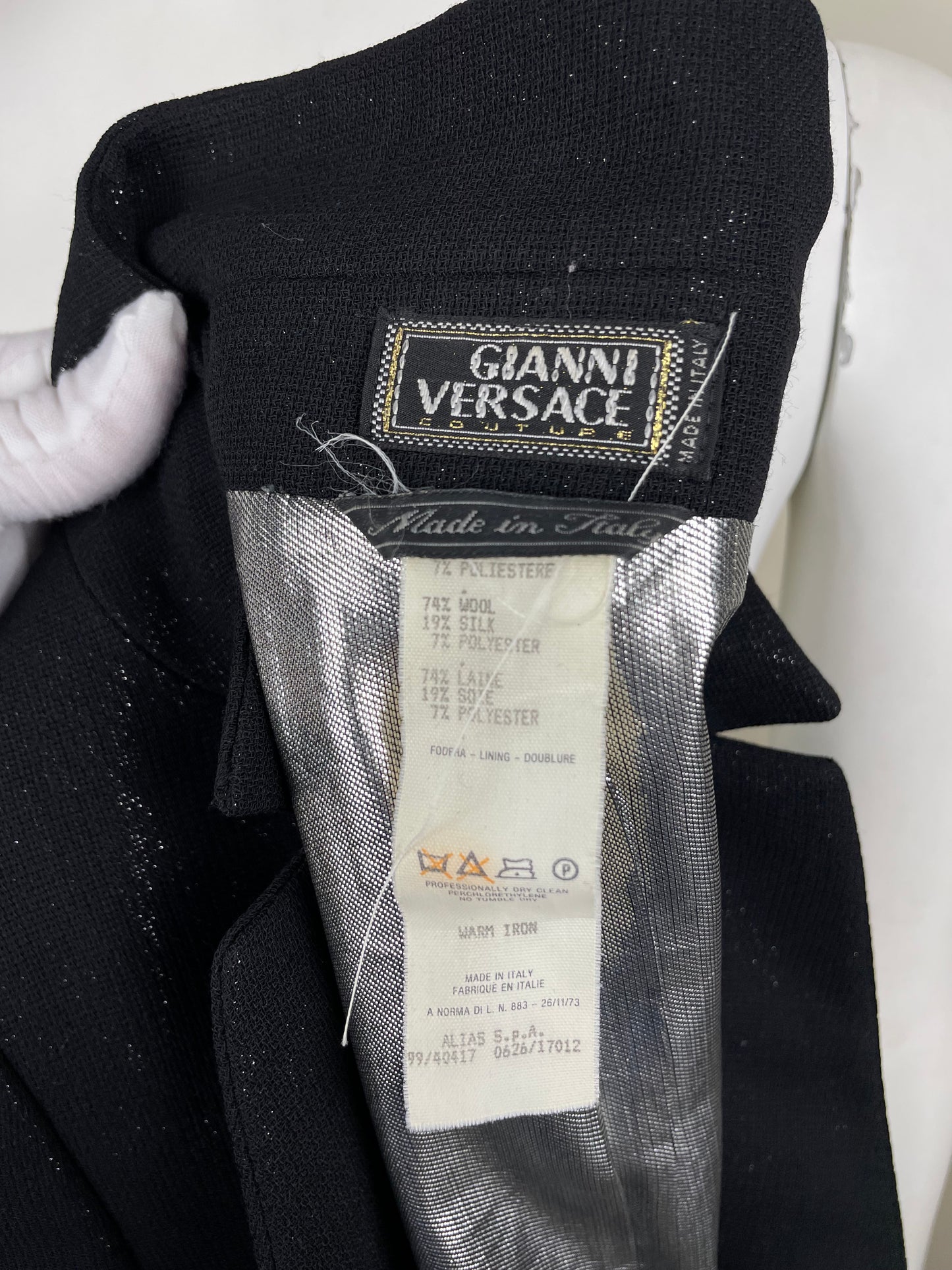 Gianni Versace Couture 1999 Glitter Blazer (M)