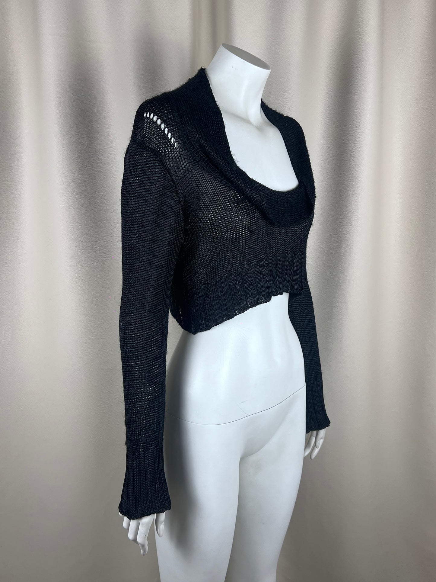 Ann Demeulemeester synthetic knit jumper (M)