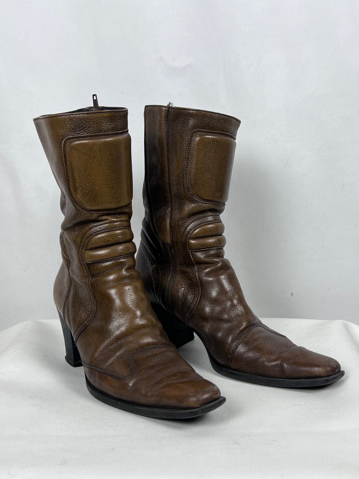 Miu Miu F/W 1999 cowboy moto boots (38)