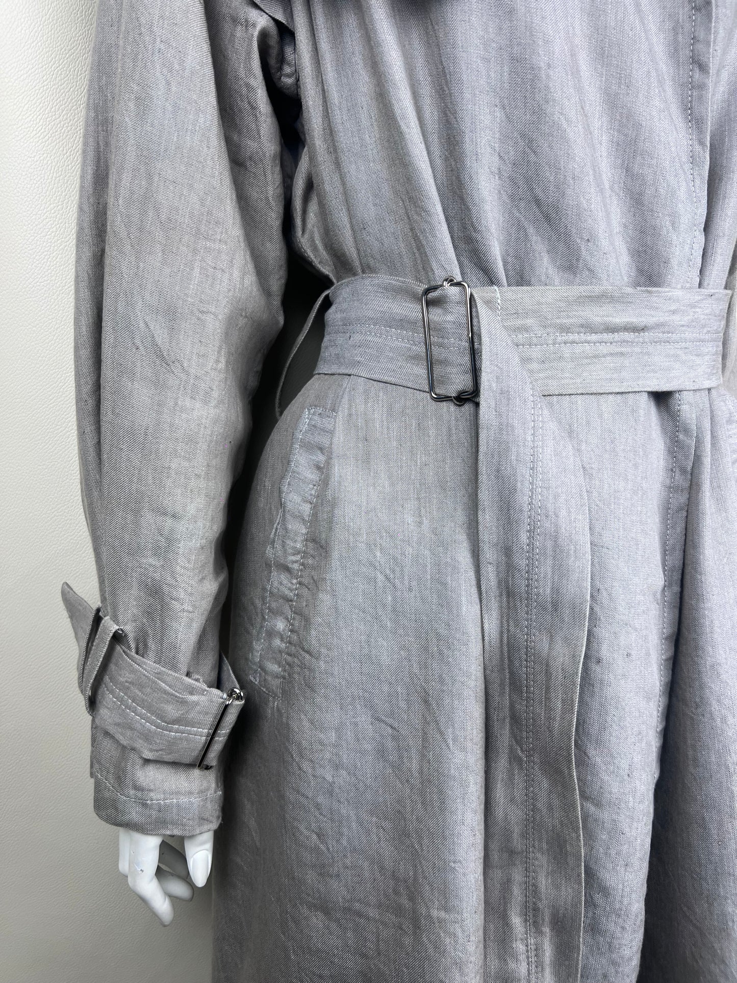 Yohji Yamamoto Y’s A/W 2013 linen trench coat (L)