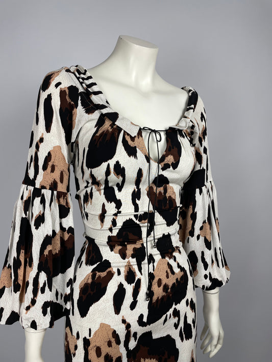 Roberto Cavalli 2008 Animal Print maxi dress