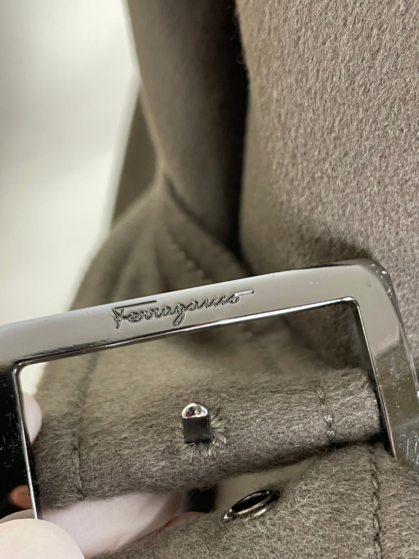 Ferragamo 2000’s Cashmere Perfecto Jacket (M)