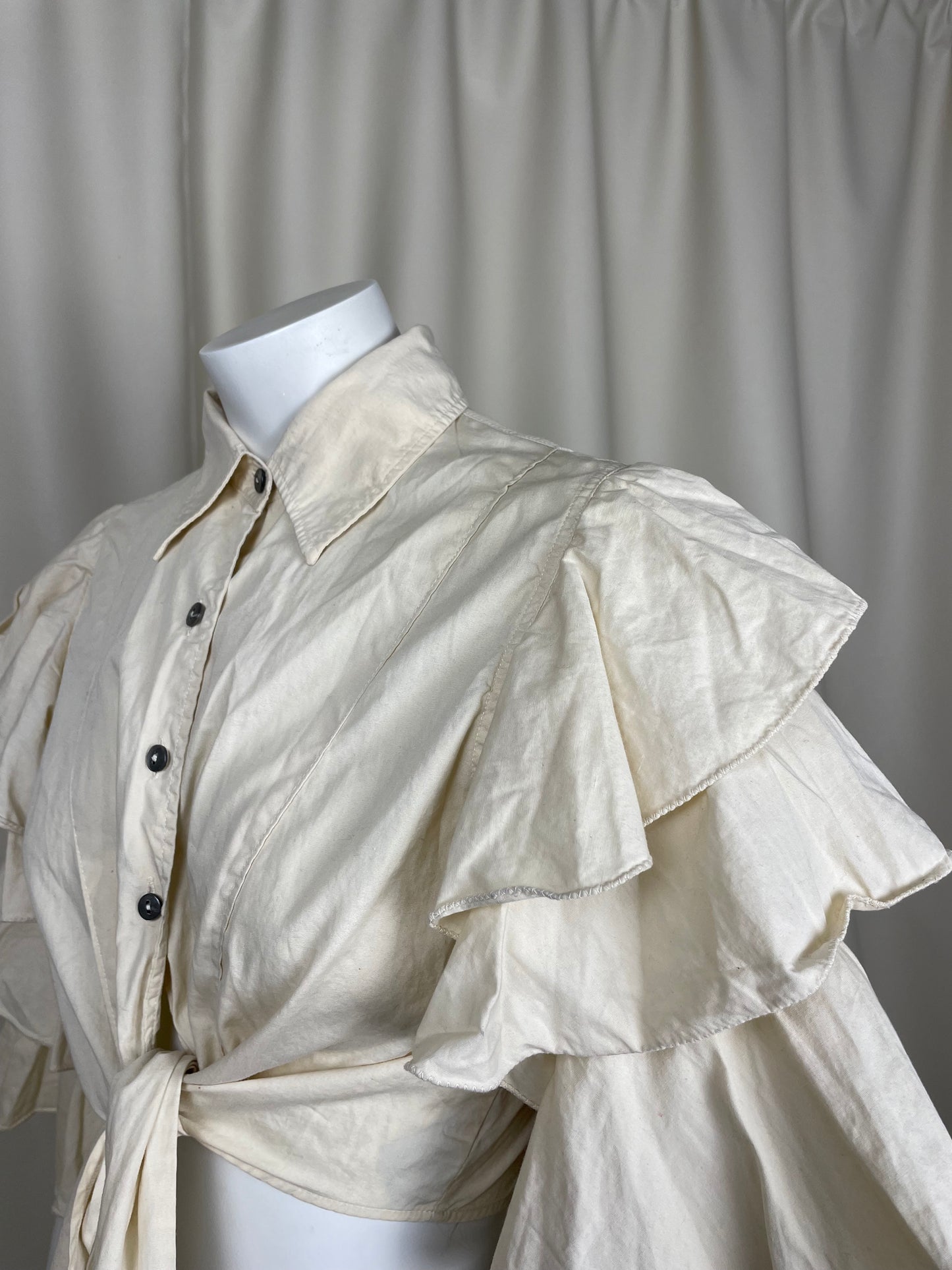 Jean Paul Gaultier Flared Sleeves Shirt (S)