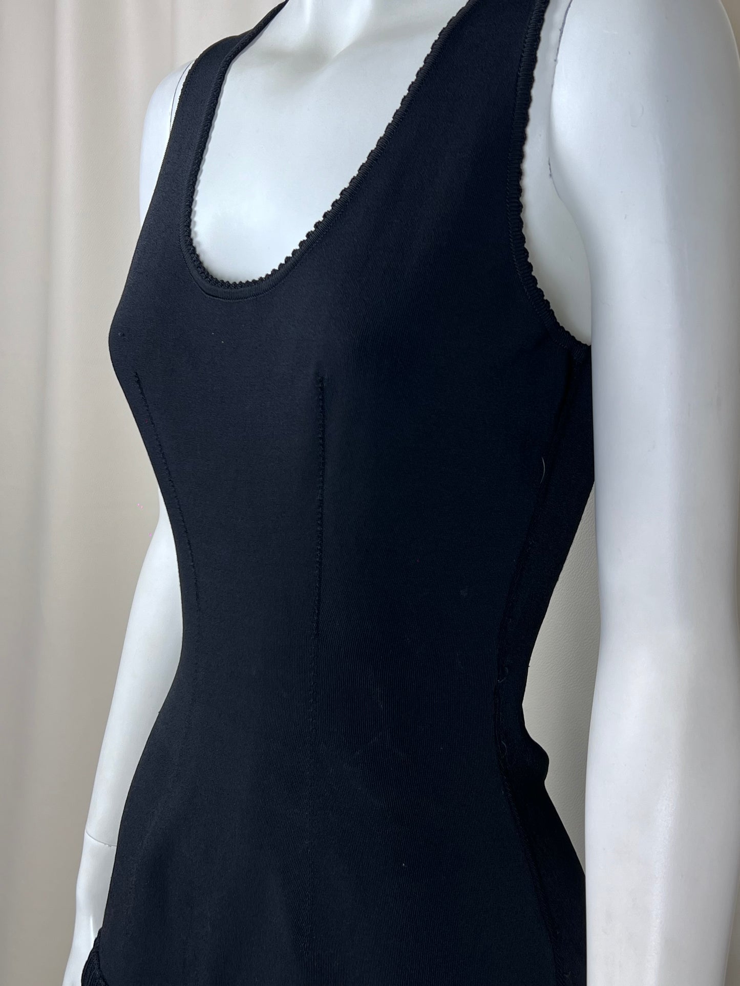 Alaïa S/S 1992 heavy sleevless body dress (S)
