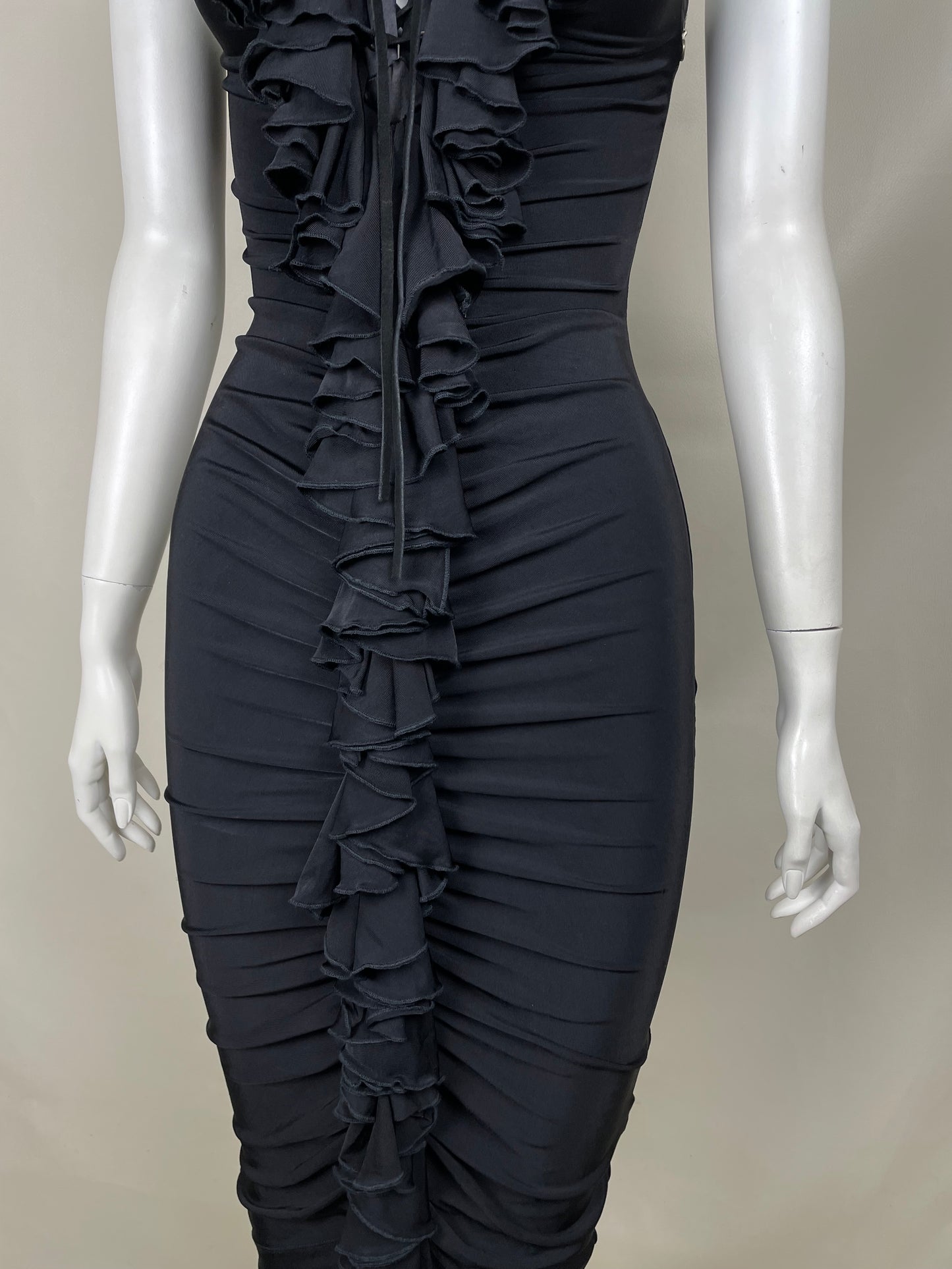 Roberto Cavalli Ruffled Dress (S)