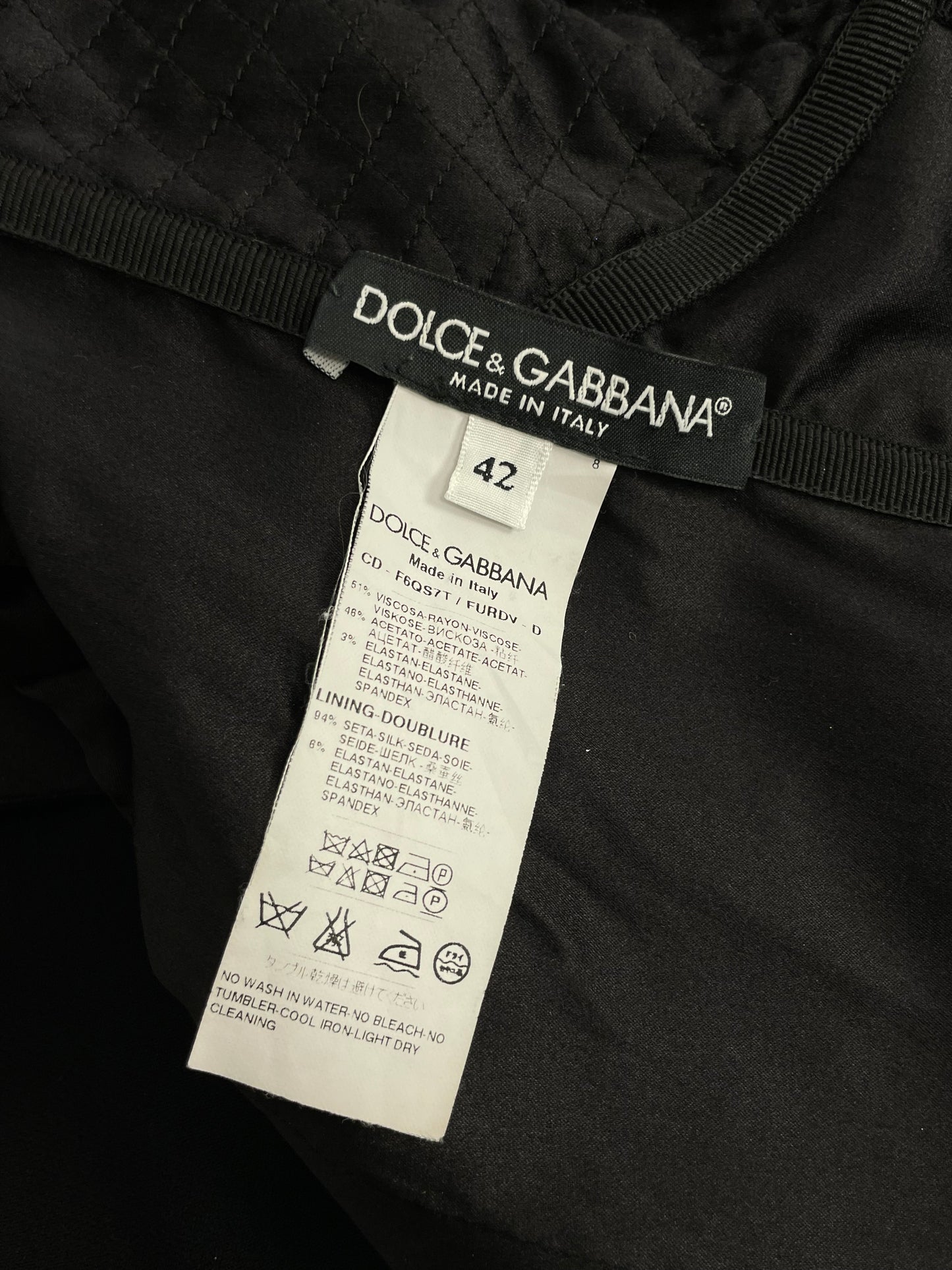 Dolce & Gabbana 2000’s corset cocktail dress