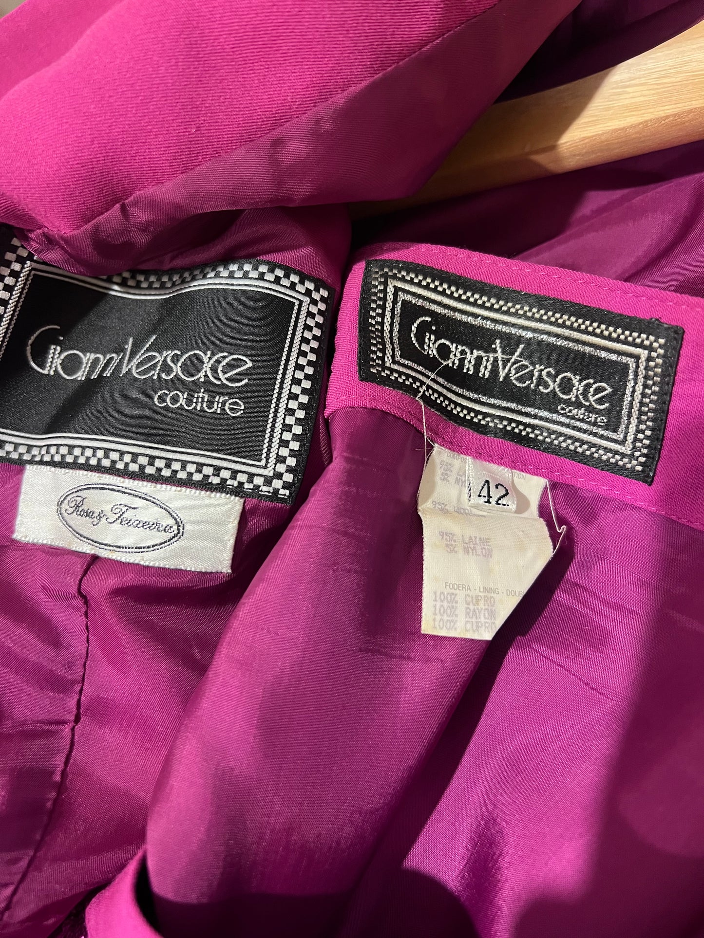 Gianni Versace Couture S/S 1990 Suit (M)