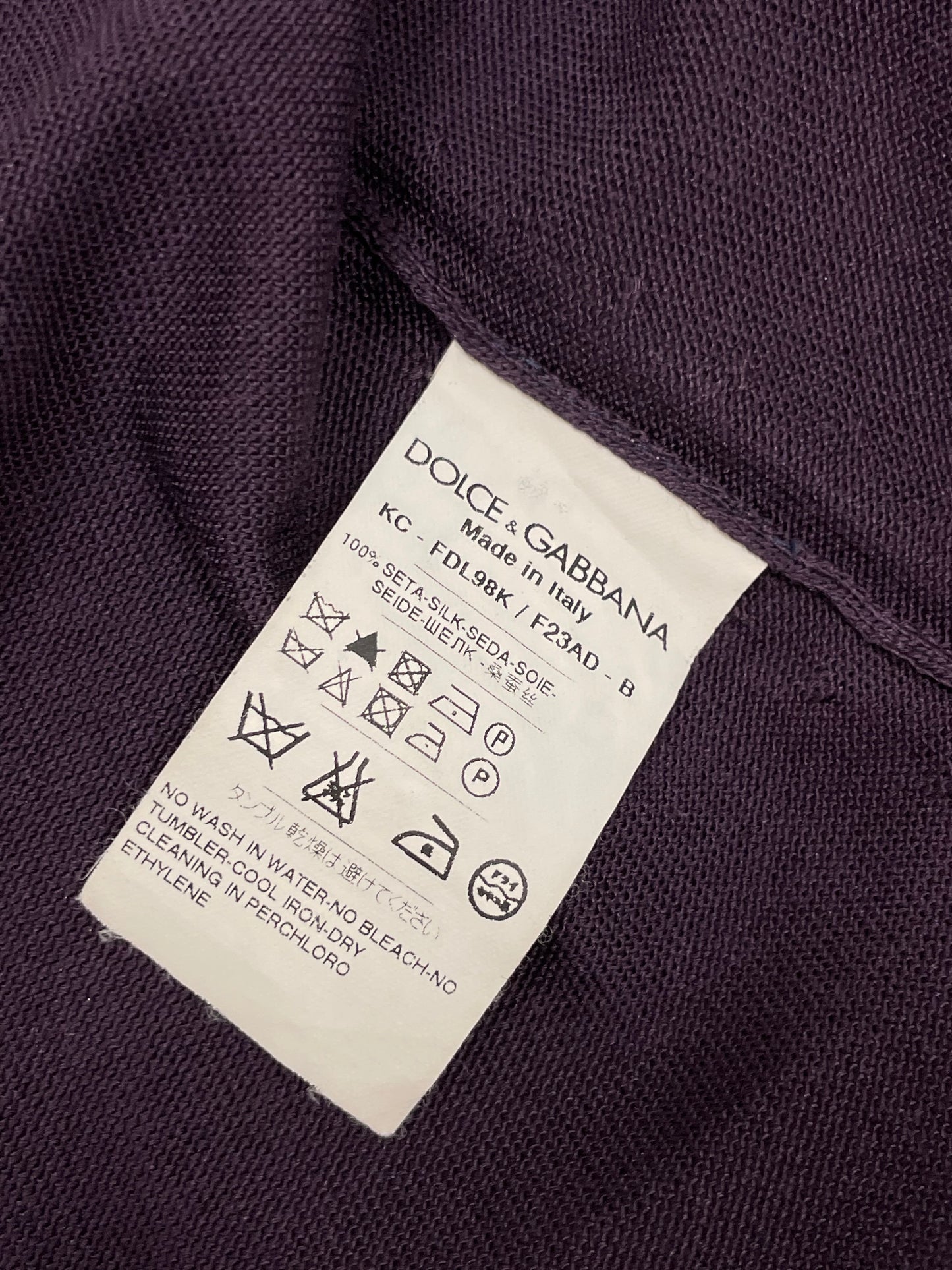 Dolce & Gabbana Silk Cardigan