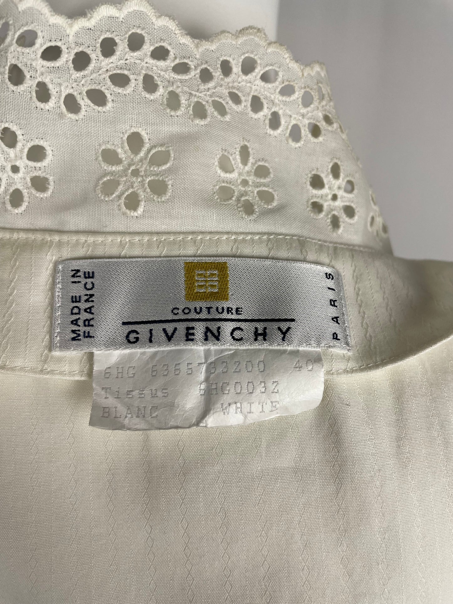 Givenchy by Galliano F/W 1996 Shirt (38FR)