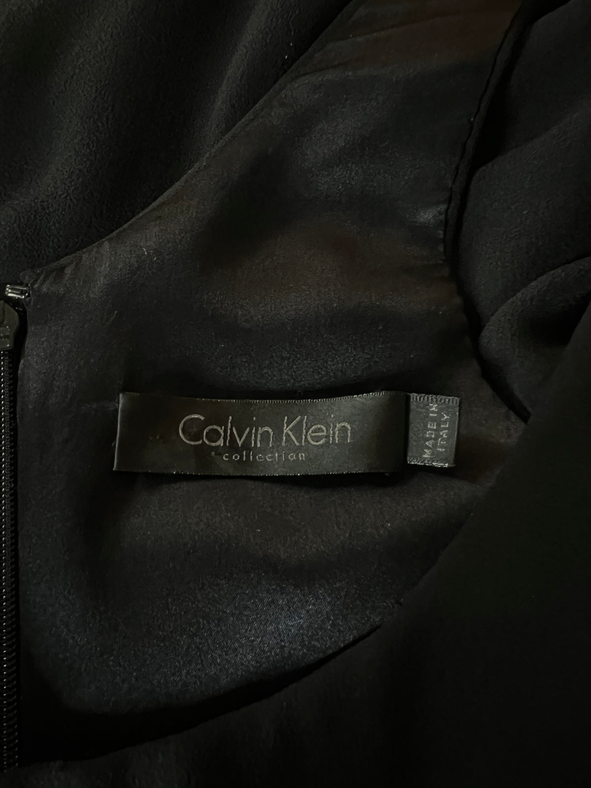 Calvin Klein 1990's silk maxi dress
