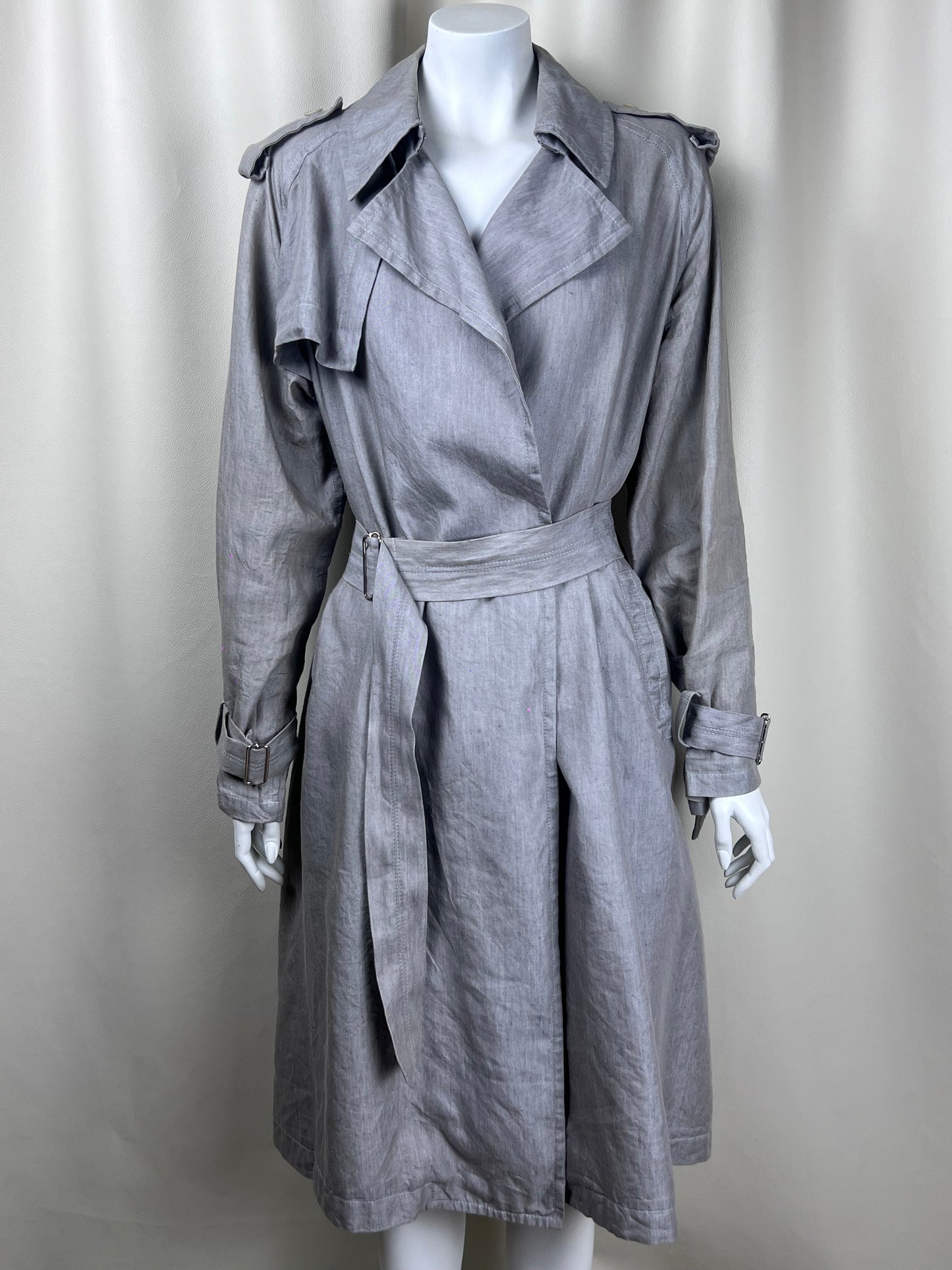 Yohji Yamamoto Y’s A/W 2013 linen trench coat (L)