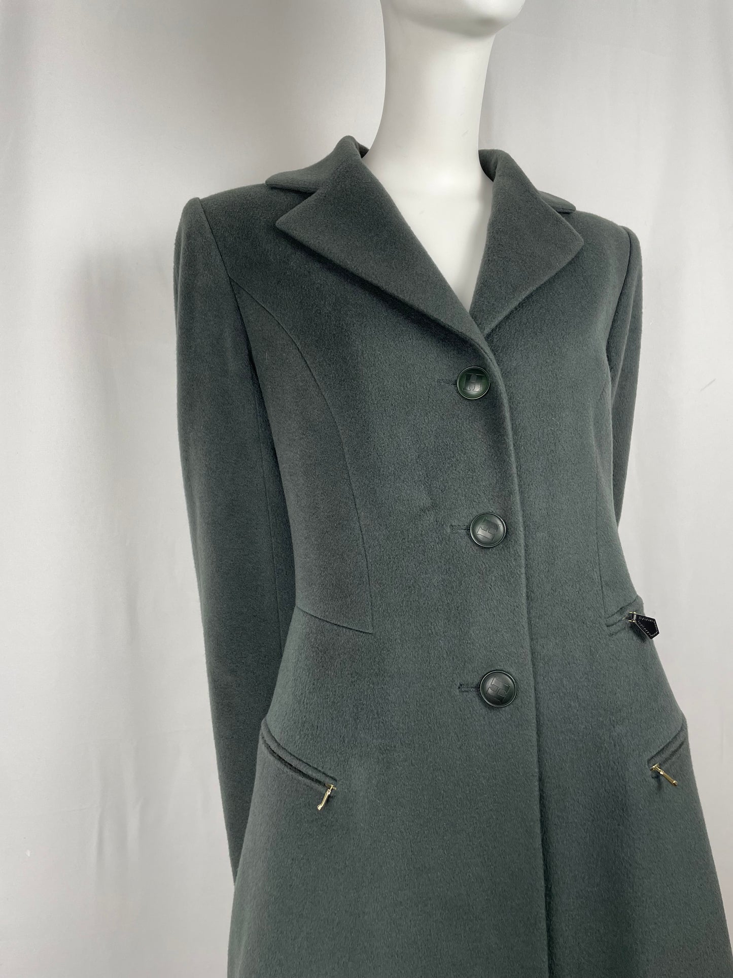 Hermès 1990’s Cashmere & Wool Coat (36FR)