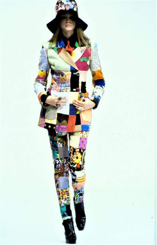 Dolce & Gabbana S/S 1993 Patchwork dress