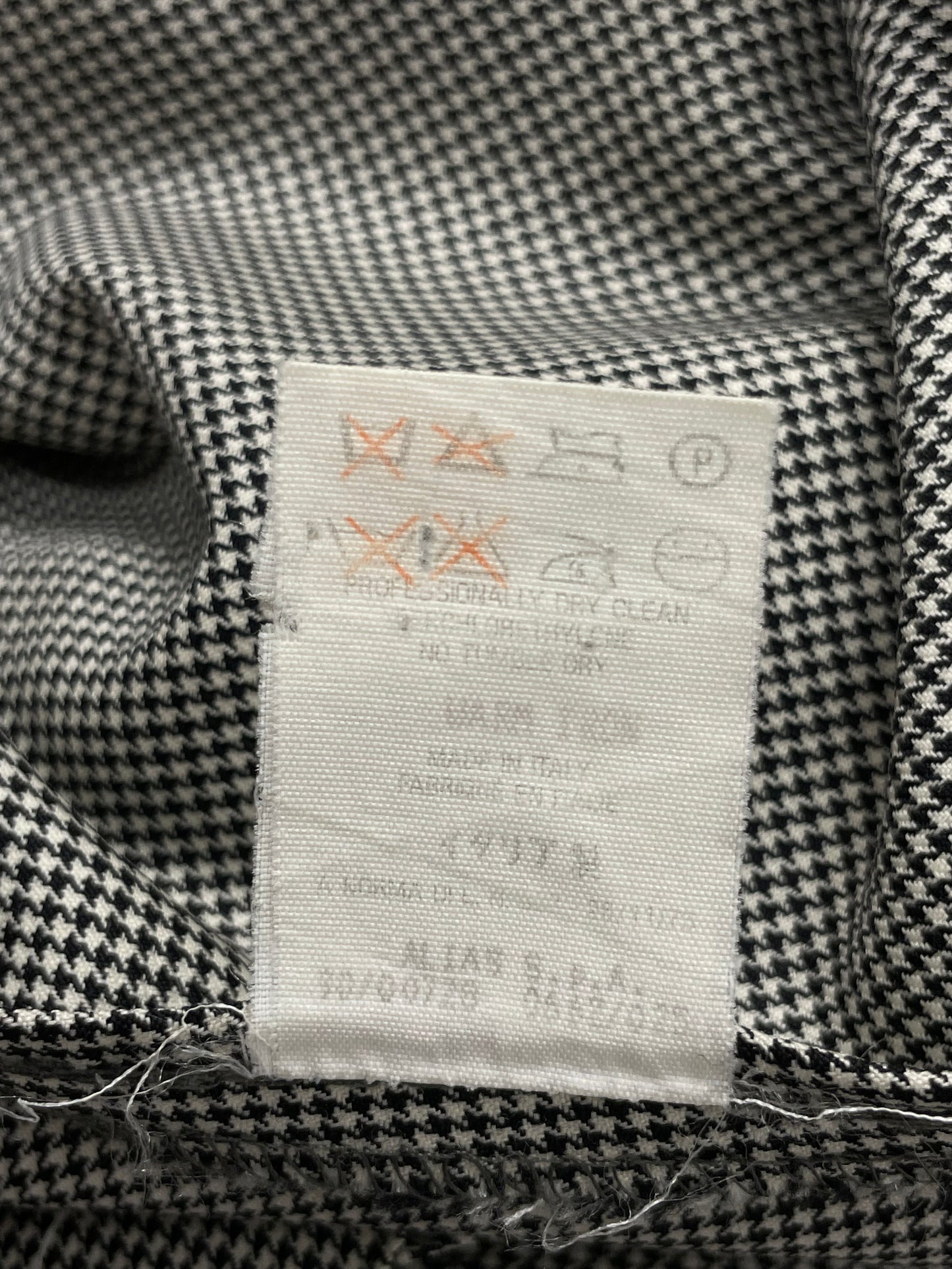 Gianni Versace F/W 1990 Houndstooth Blazer