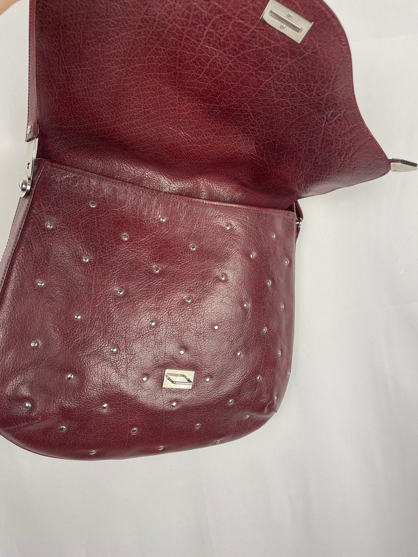 Jean Paul Gaultier Burgundy Bag