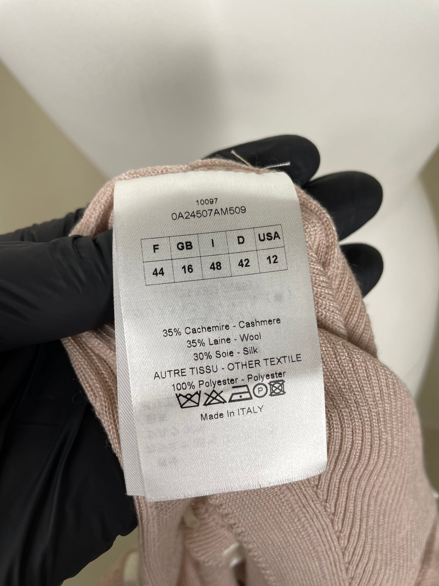 Christian Dior F/W 2010 Cashmere Top (M)