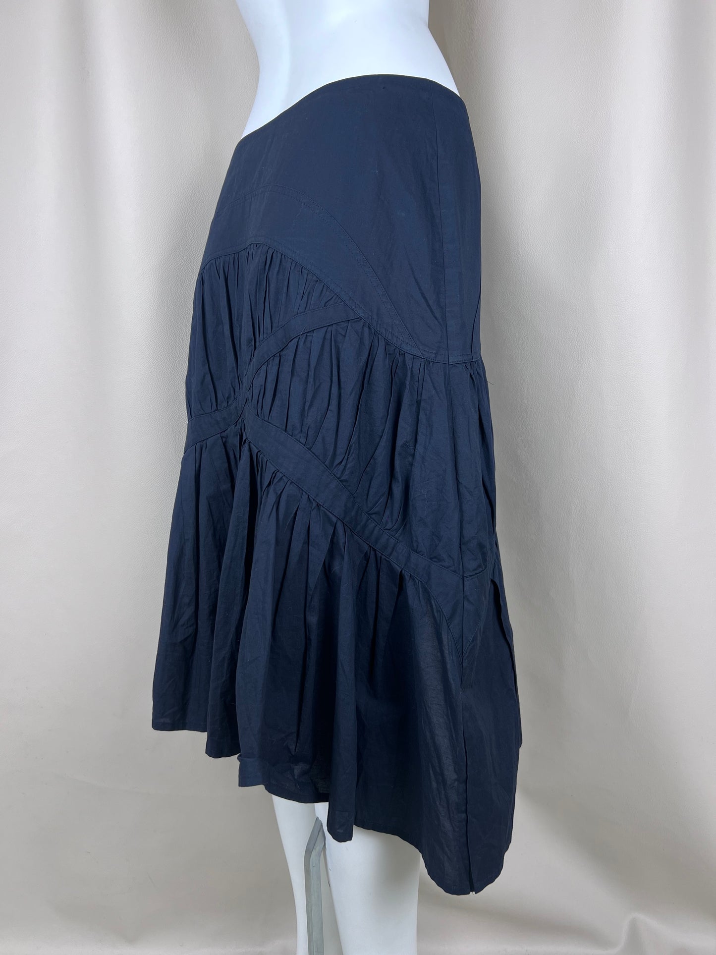 Issey Miyake mid 2000’s flared midi skirt (M)
