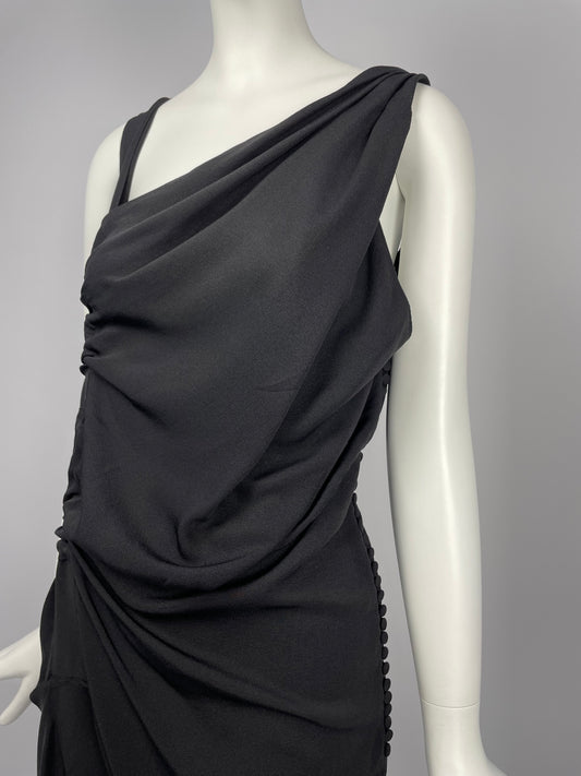 Dior by John Galliano F/W 2006 Asymmetrical Silk Dress