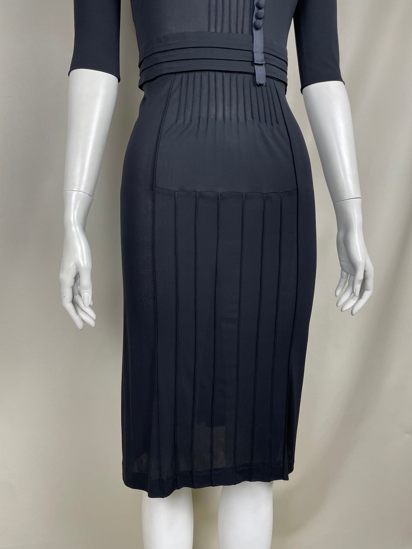 Prada S/S 2008 Collar Midi Dress (XS-S)